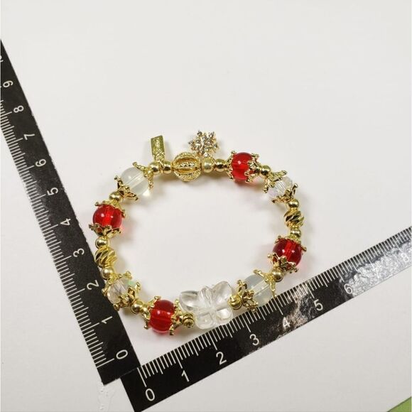 Brand New Gold Colour With Butterfly Bracelet - Picture 7 of 7